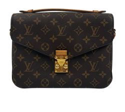 Metis Pochette Reverse, Canvas,Mono, Marron, SR4198,3*